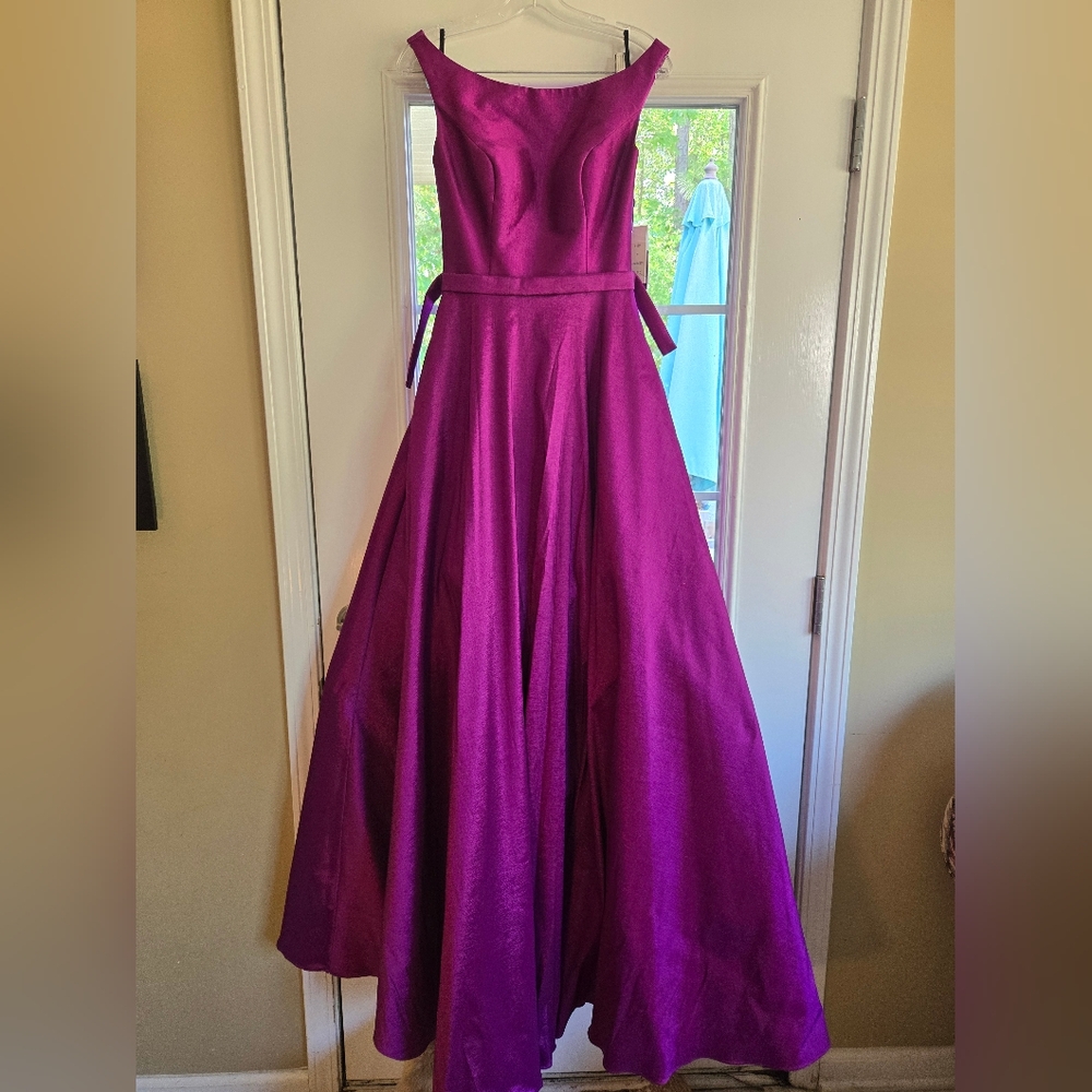 The Secret Dress,  Purple A-line Gown, Size 2